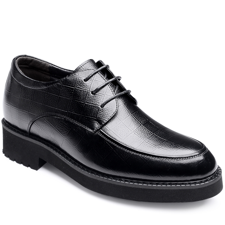 3.2 Inch Elevator Slip On Loafer Shoes Escorting Gentlmen Business Attire EKN81