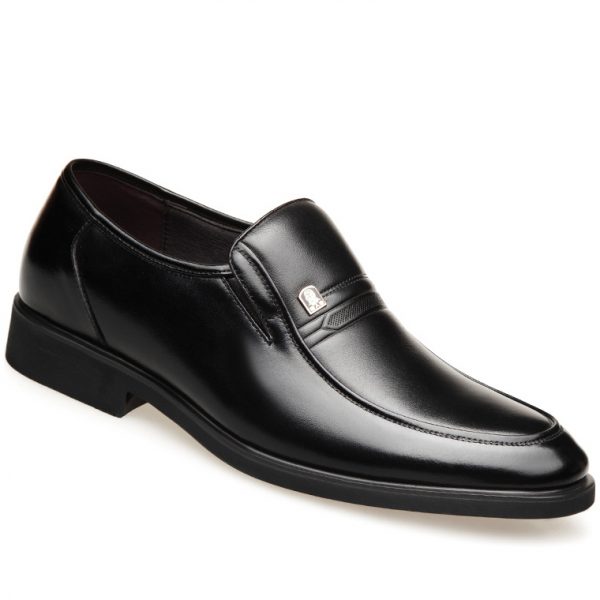 Men’s Moc Toe Slip On Elevator Formal Shoes – Shoes That Make You Taller