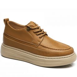Men's Casual Work Shoes Thick Sole Height Increasing Sneakers