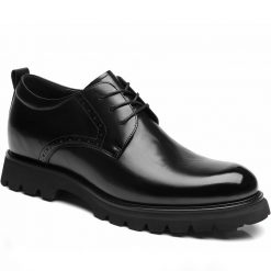 Mens Black Leather Dress Shoes That Add Height