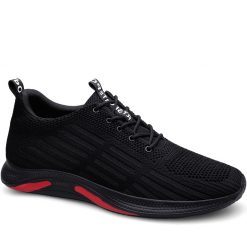 Mens Flyknit Running Shoes Elevator Shoes