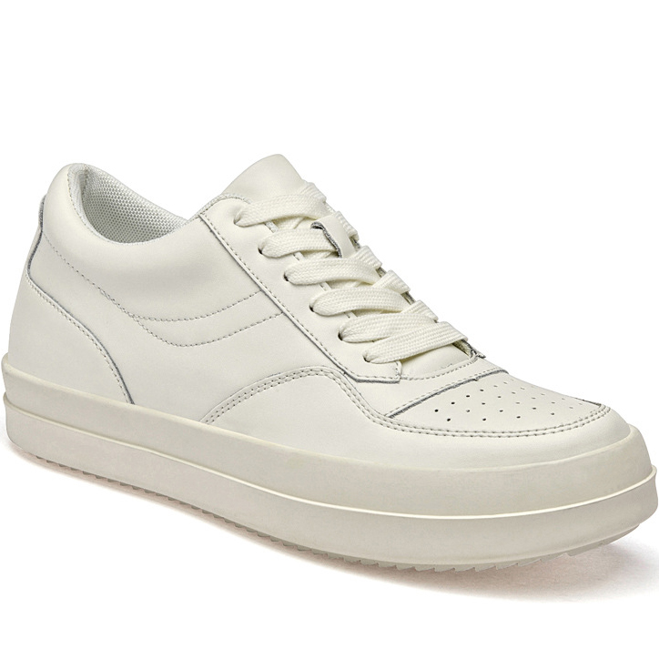 Mens Classic Leather Sneakers Height Boosting Shoes (2)