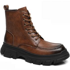 6 Lace Up Elevator Work Boots With Side Zipper
