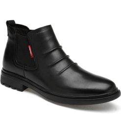Mens Chelsea Ankle Boots Elevator Work Boots