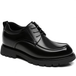 Men's Moc Toe Business Casual Shoes for Height