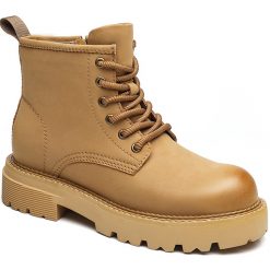 Mens 3 Inch Elevator Shoes Martin Boots with Side Zipper