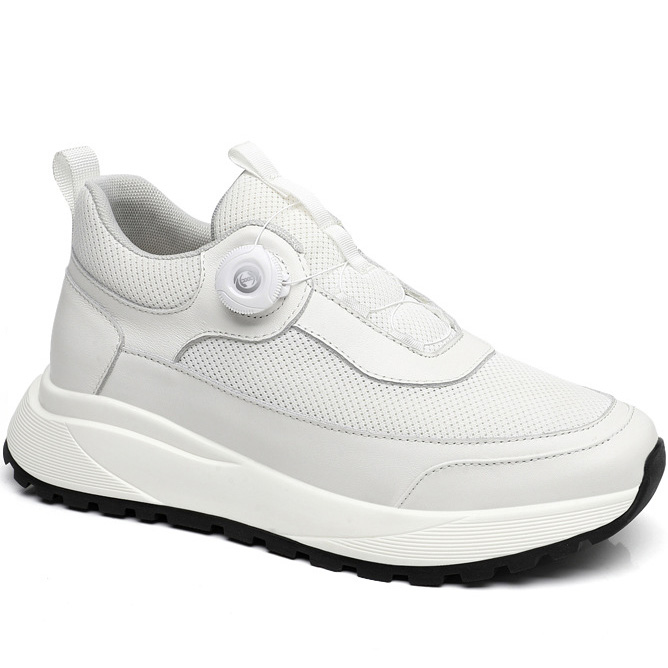 Breathable Running Height Increasing Shoes with Boa Laces (2)