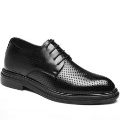 Men's Breathable Hollow Business Casual Elevator Shoes