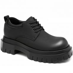 Men’s Chunky Lug Sole Dress Shoes That Increase Height