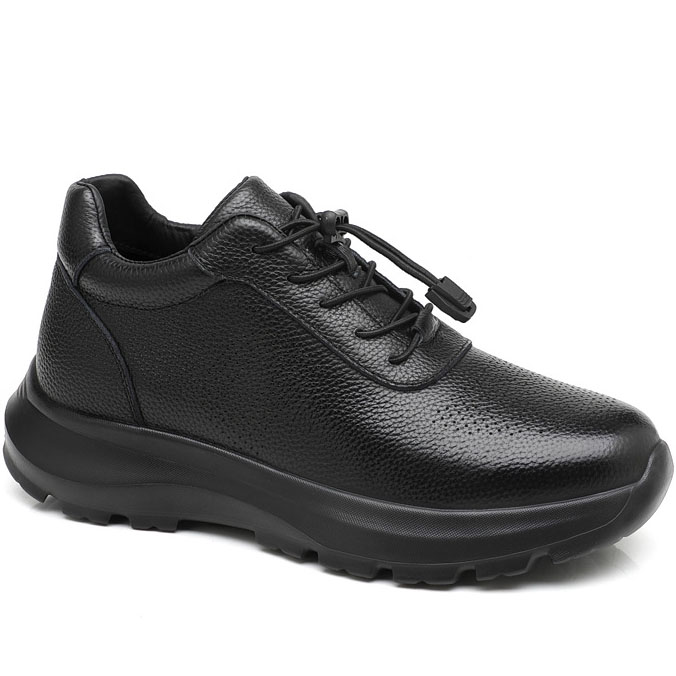 Men’s Invisible Height Increasing Speed Lacing Running Shoes (1)